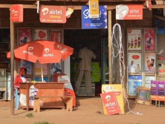 A mobile money agent in Gulu, Northern Uganda