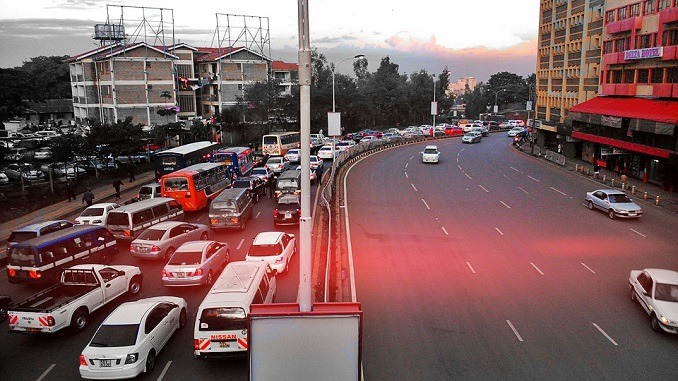 A street in Nairobi.