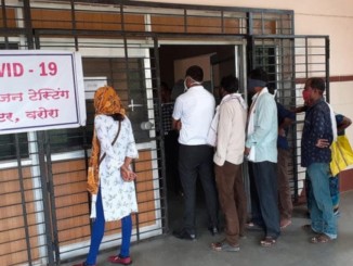 Covid-19 testing centre in India