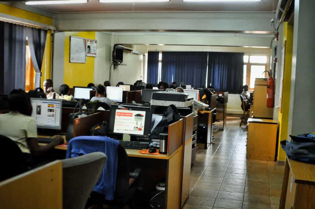 A newsroom